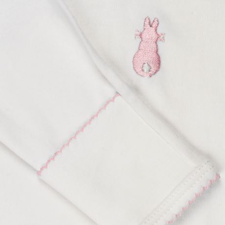 Embroidered Bunny Nightie - Pink