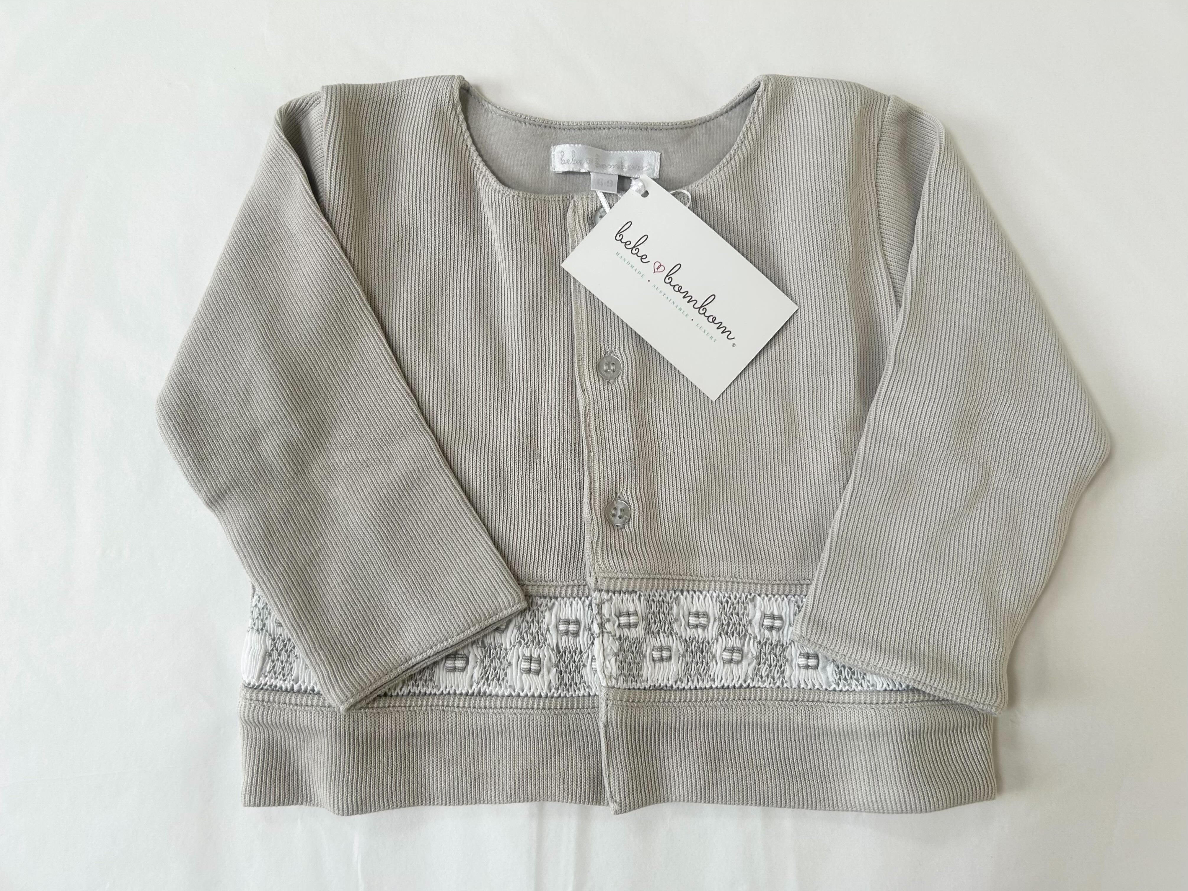 Hand-Smocked Cardigan