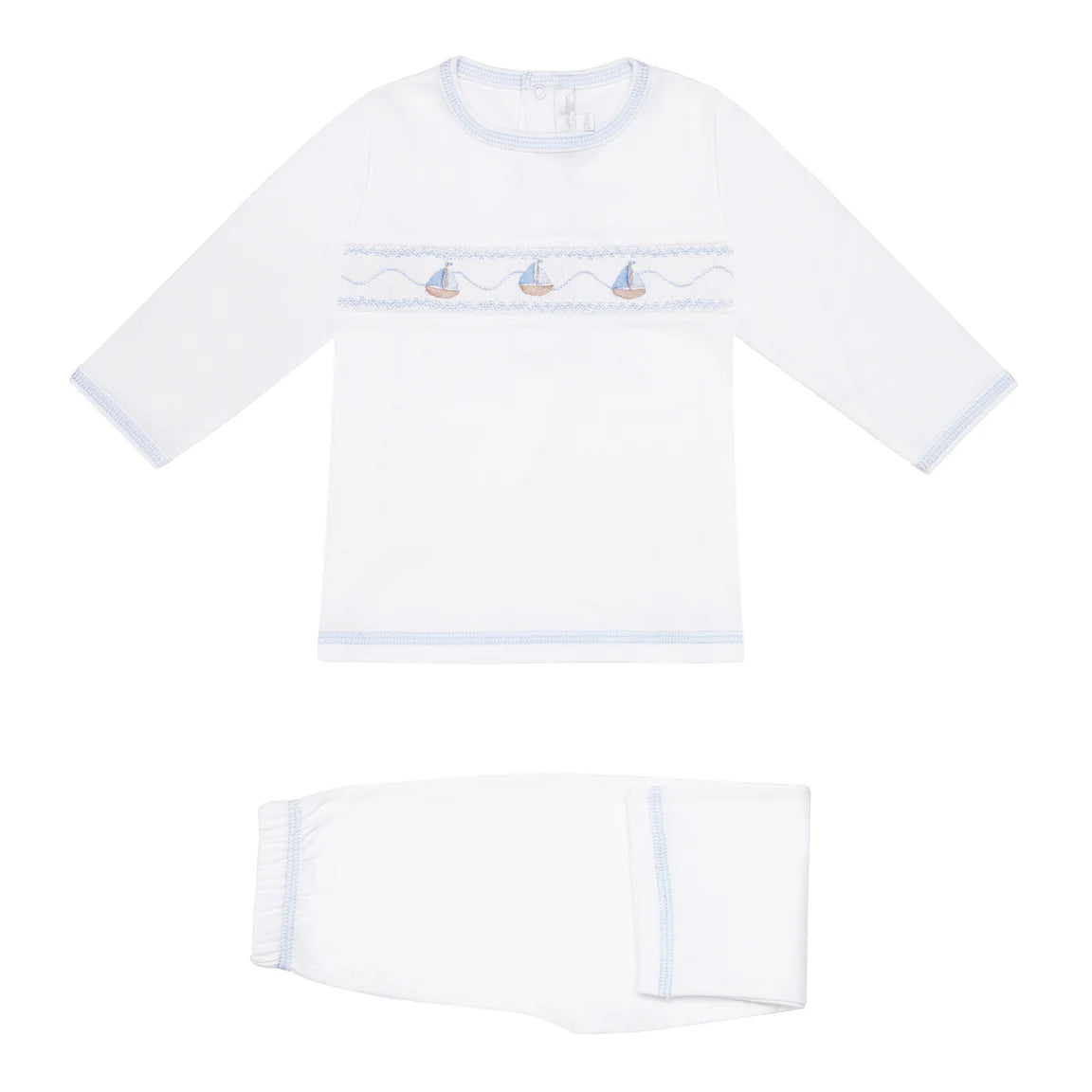 Hand-smocked Boat PJs