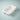 Layette Basket- Waffle with Grey Trim