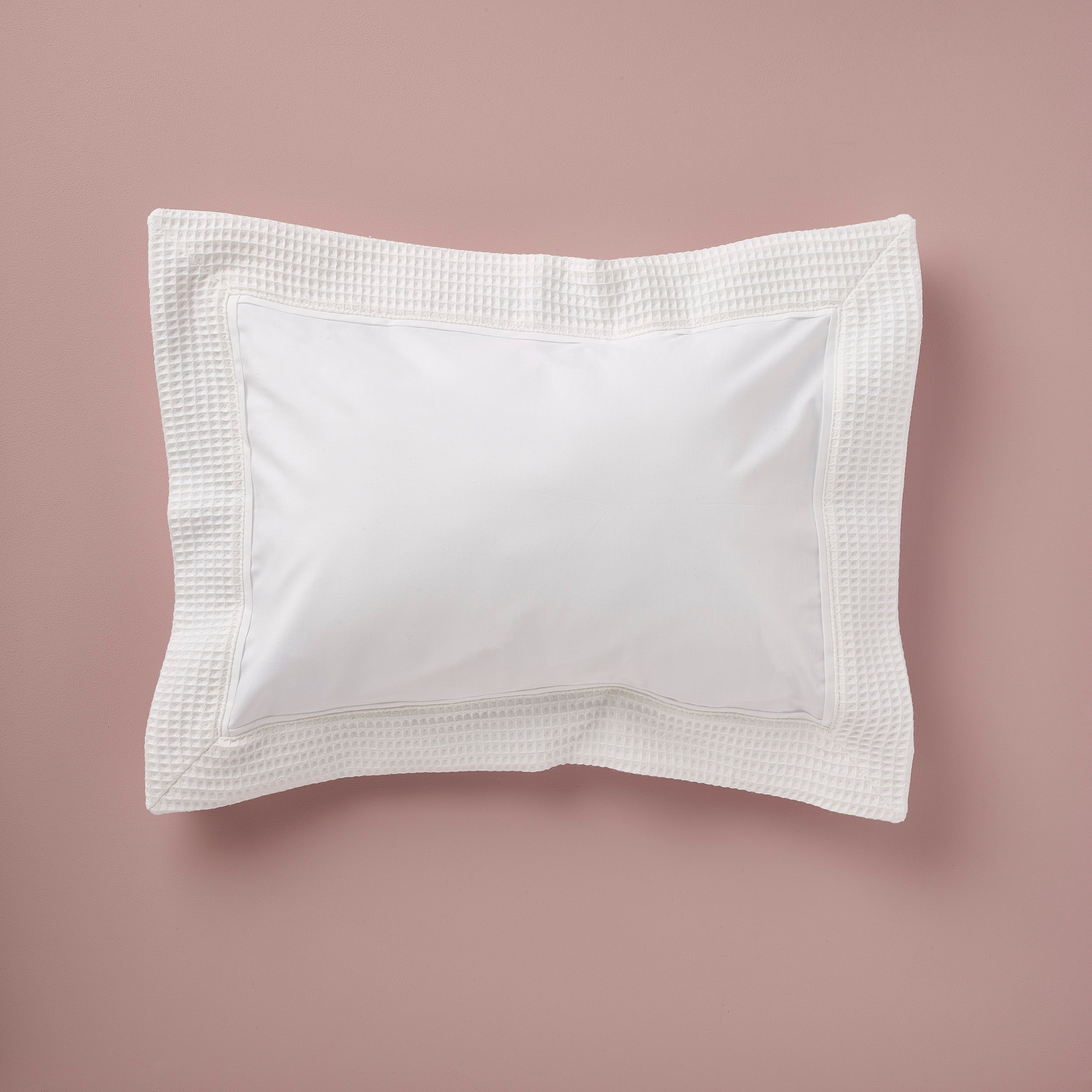 Pillowcase - Waffle with White Trim