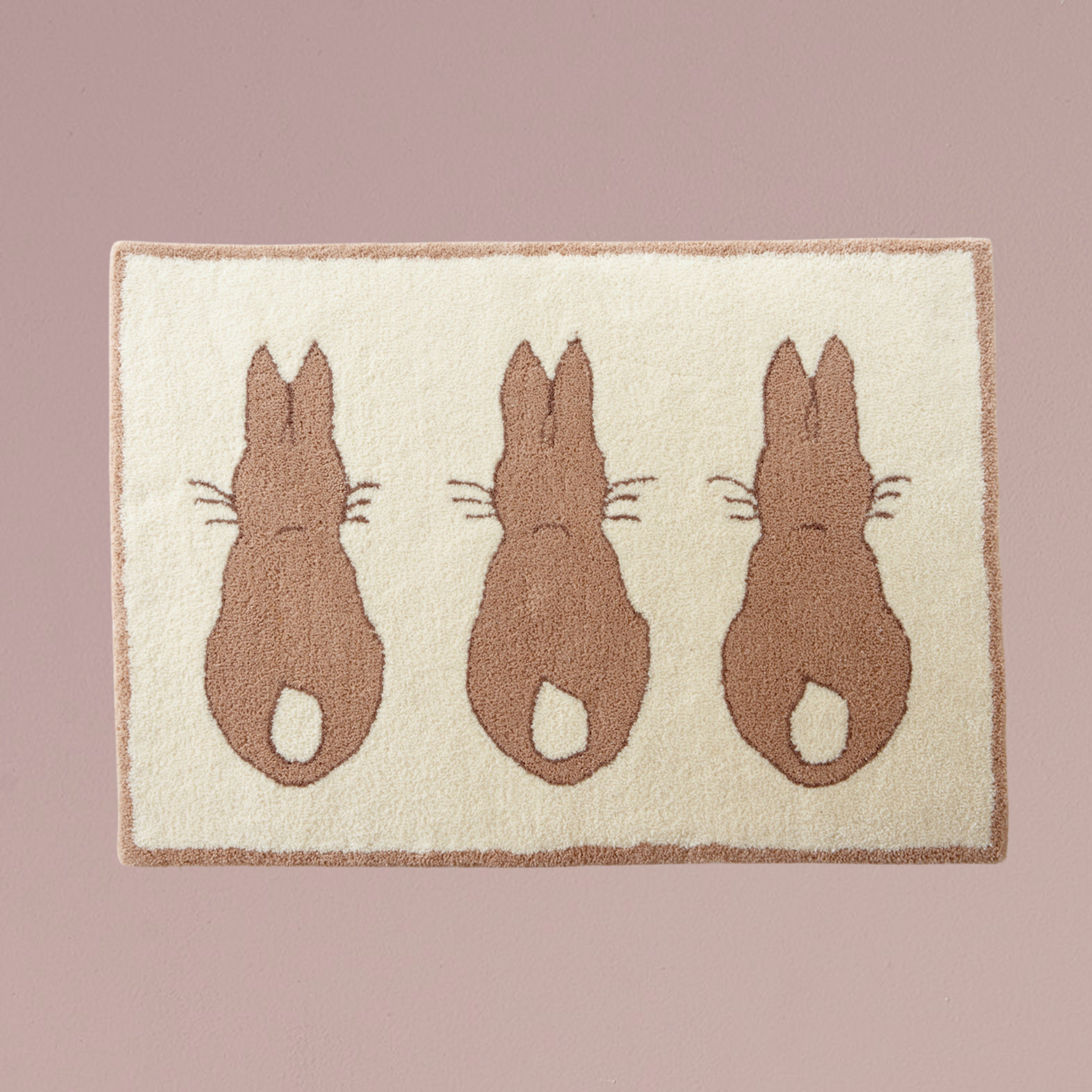 Beige Bunny Rug