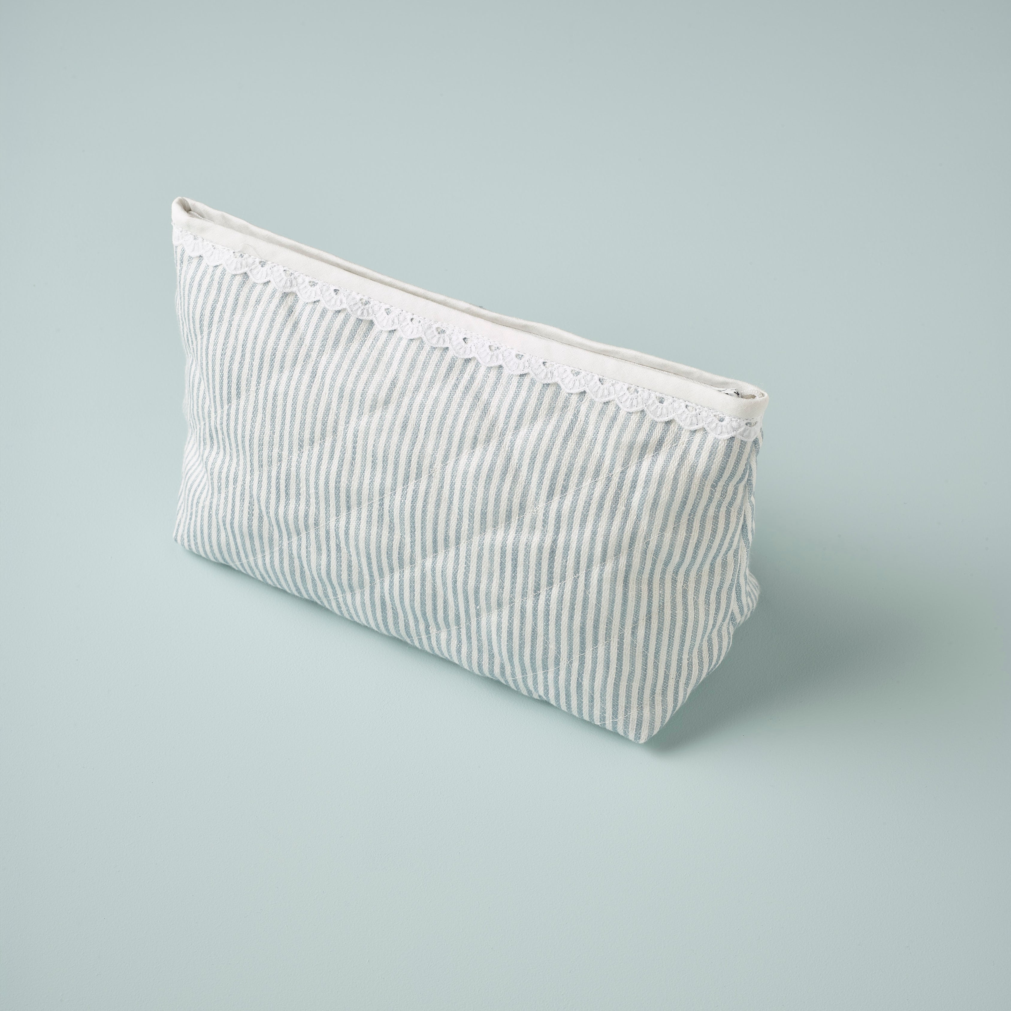 Sponge Bag- Traditional Linen Stripe